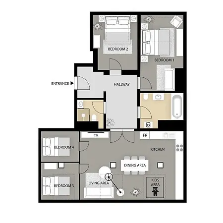 Centrum Pstrossova Apartamento Praga